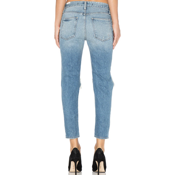 Lovers and Friends Ezra Cropped Slim Boyfriend Jeans Size 28 - Picture 5 of 10